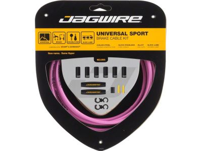 Jagwire Universal Sport Brake Kit brake set, pink