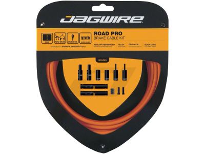 Jagwire Road Pro Brake Kit brzdový set, oranžová