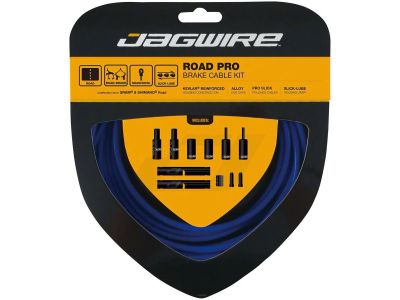 Jagwire Road Pro Brake Kit brzdový set, SID blue
