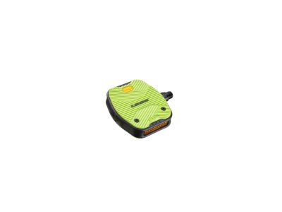 LOOK GEO CITY Grip platform pedals, lime