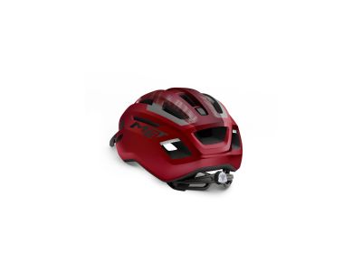MET ALLROAD Helm, S, rot/schwarz