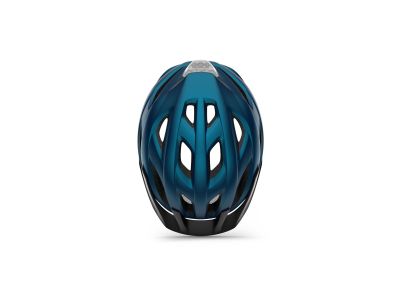 MET CROSSOVER helmet, blue metallic
