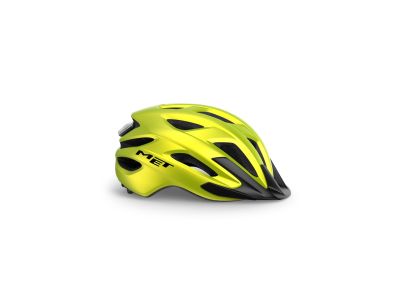 MET CROSSOVER helmet, lime yellow metallic