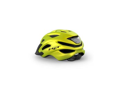 MET CROSSOVER helmet, lime yellow metallic