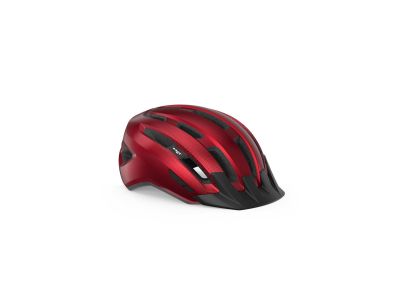 MET DOWNTOWN helmet, red