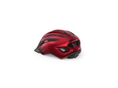 MET DOWNTOWN helmet, red