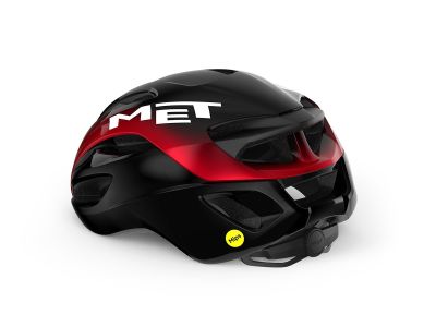 MET Rivale MIPS helmet, black/red metallic