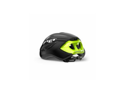 MET STRALE helmet, S, black/reflex yellow