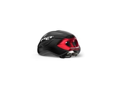 MET STRALE helmet, black/red metallic