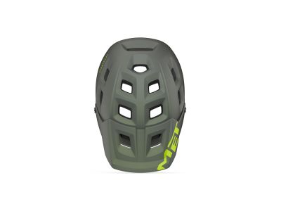 Kask MET TERRANOVA, S, szary/lime żółty