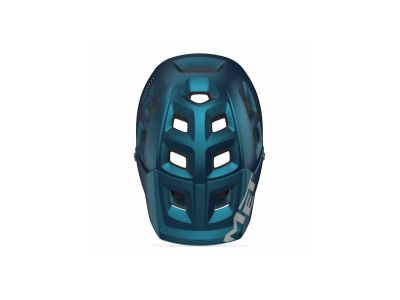 MET TERRANOVA helmet, L, teal blue/black metallic