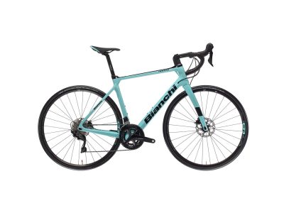 Bianchi Infinito XE Disc 105 bicycle, celeste