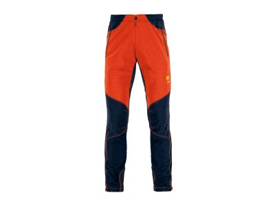 Pantaloni Karpos Rock, portocaliu/albastru închis