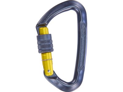 Climbing Technology Lime SG carabiner, anthracite/mustard