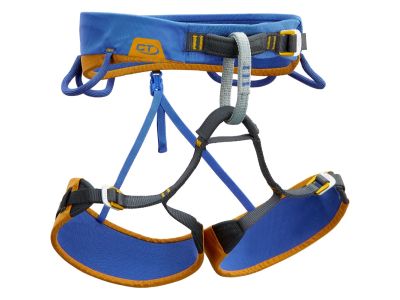 Climbing Technology Dedalo seat harness, blue/ochre