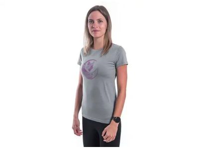 Sensor Merino Active Fox Damen T-Shirt, grau