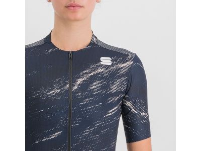 Damska koszulka rowerowa Sportful CLIFF SUPERGIARA, galaktyczny błękit