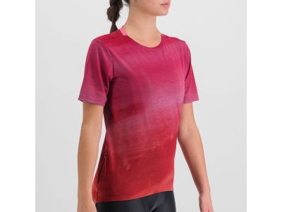 Sportful FLOW GIARA women's t-shirt, cayenna red pink