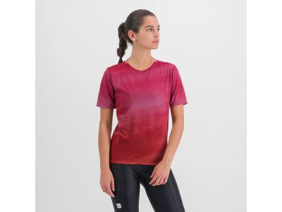 Sportful FLOW GIARA dámske tričko, cayenna red pink