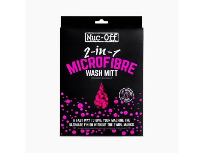 Muc-Off 2-in-1 Microfibre Wash Mitt mosókesztyű