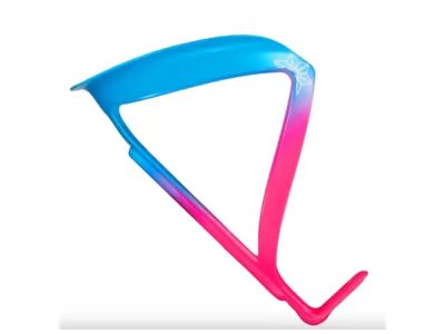 Supacaz Fly Cage Limited Aluminum bottle cage, neon pink/neon blue