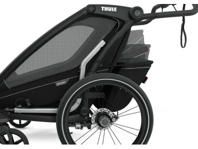Thule Chariot Sport double Kinderfahrradwagen, schwarz