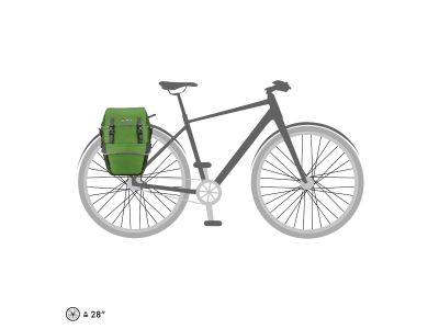 ORTLEB Bike-Packer Plus tašky, kiwi