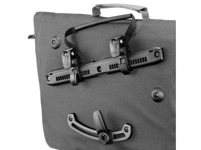 ORTLEB Commuter-Bag Two Urban taška na nosič, 20 l, QL2.1, šedá