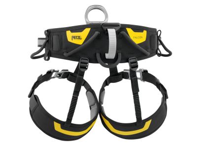Petzl FALCON 1 adjustable harness, black/yellow