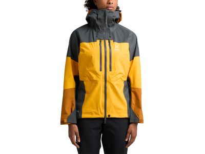 Jachetă de damă Haglöfs Spitz GTX PRO, galbenă