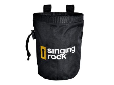 Singing-rock bag for magnesium, black