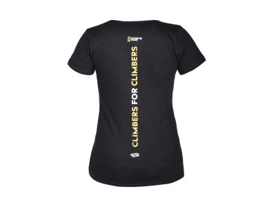Singendes Rock-T-Shirt BACKBONE ARROW für Damen, schwarz