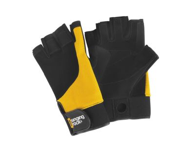 Singing rock FALCONER 3/4 rukavice, čierna/žltá