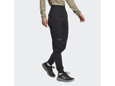 Spodnie damskie adidas Terrex Agravic Hybrid Trail Running, czarno-szare pięć