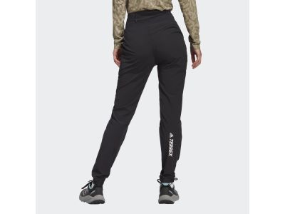 Pantaloni adidas Terrex Agravic Hybrid Trail Running pentru femei, negru/gri cinci