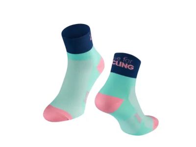 FORCE Divided socks, blue/turquoise/pink
