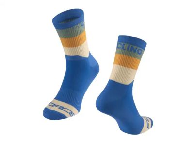 FORCE Blend ponožky, modrá/zelená/žltá