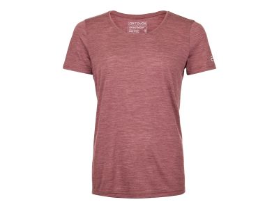 Damska koszulka T-shirt ORTOVOX 120 Cool Tec Clean, kolor górski róż