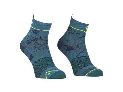 ORTOVOX Alpine Light Quarter socks, Mountain Blue