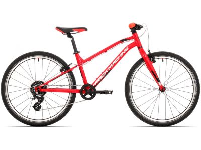 Rock Machine Thunder 24 VB detský bicykel, červená/čierna/biela