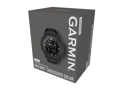 Garmin Instinct Crossover Solar Tactical Edition watch, black