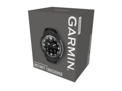 Garmin Instinct Crossover-Uhr, schwarz