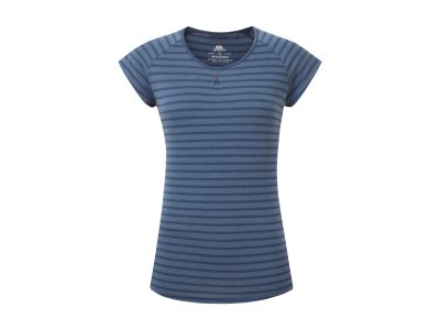 Mountain Equipment Equinox Women&amp;#39;s T-Shirt, Denim Blue Stripe