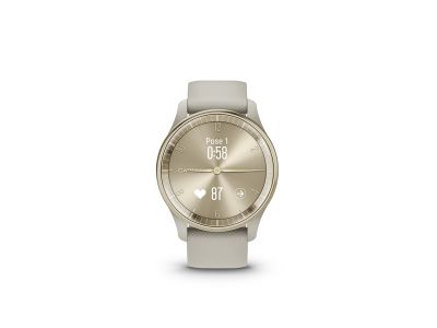 Zegarek Garmin vivomo, Trend kremowo-złoty/francuskoszary