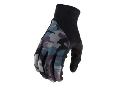 Troy Lee Designs Flowline gloves, camo army green