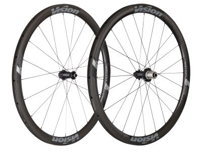 Vision METRON40 SL DB-CL 28&amp;quot; wheelset, disc, galusa, carbon, fixed axle, Shimano HG
