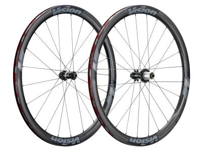 Vision METRON40 SL DB-CL 28&amp;quot; wheelset, disc, tyre, carbon, fixed axle, Shimano HG