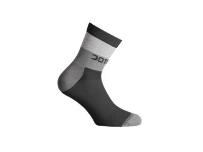 Dotout Stripe ponožky, čierna/sivá