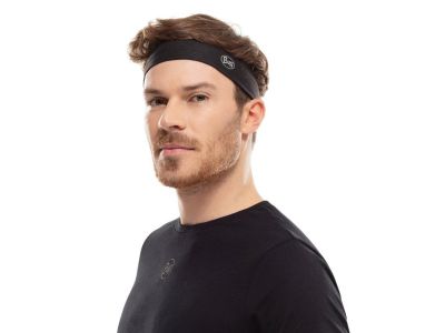 BUFF CoolNet UV+ Slim headband, R-Solid Black