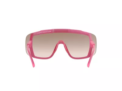 POC Devour-Brille, Actinium Pink Translucent/Brown/Silver Mirror Cat. 2